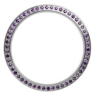 Topring i sølv med 54 lilla Amethyst fra Christina Jewelery & Watches
